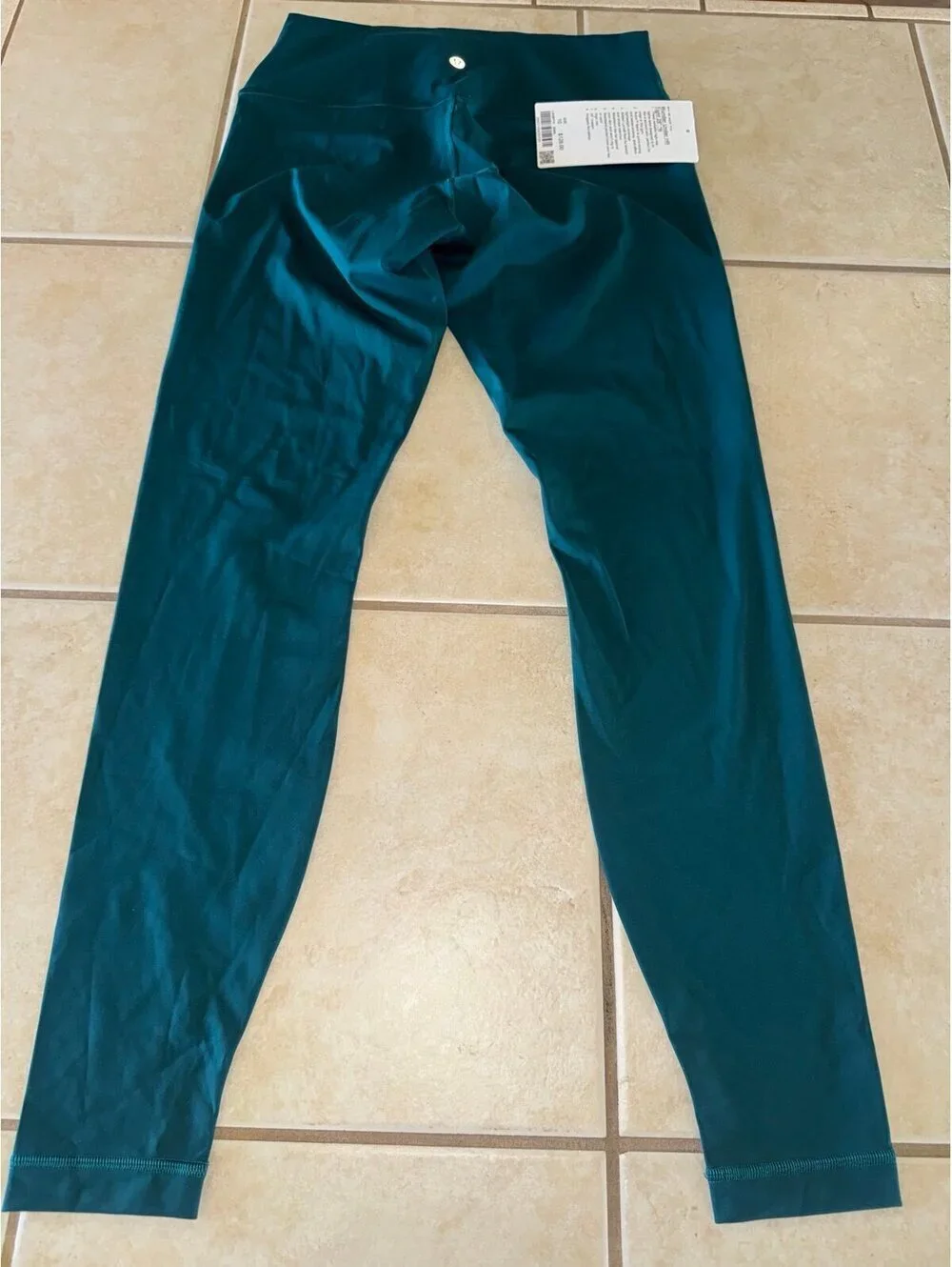 Lululemon Wunder Under High Rise 28” Nulux, Emerald Size 10 NWT